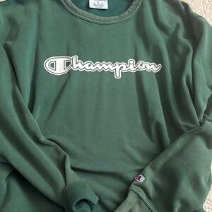 Champion Forest Green Crewneck
